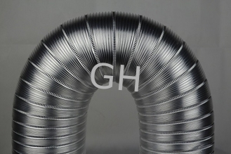 China Transparent Flexible Semi-rigid Aluminum Duct Hose Tube With Easy Installation supplier