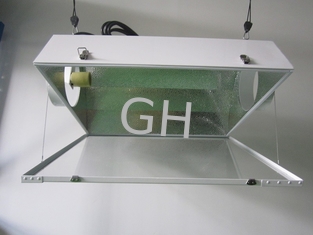 China 8” Cheap Greenhouse Cool Sun Air Cooled light Hoods for Hydroponic Tent Lighting System supplier