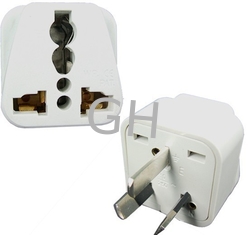 China CE / UL Approved Hydroponic Accessories 3 Fat Pins Universal Plug Adapter supplier