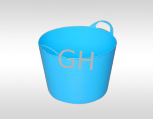 China 35L Medium PE Storage Tubtrug Bucket Tub with Two Handle Many Color Available supplier