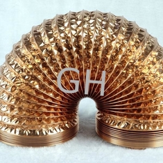 China Fire Resistance Copperizing Aluminum Flexible Duct Hose Air Ducting For Ventilation supplier